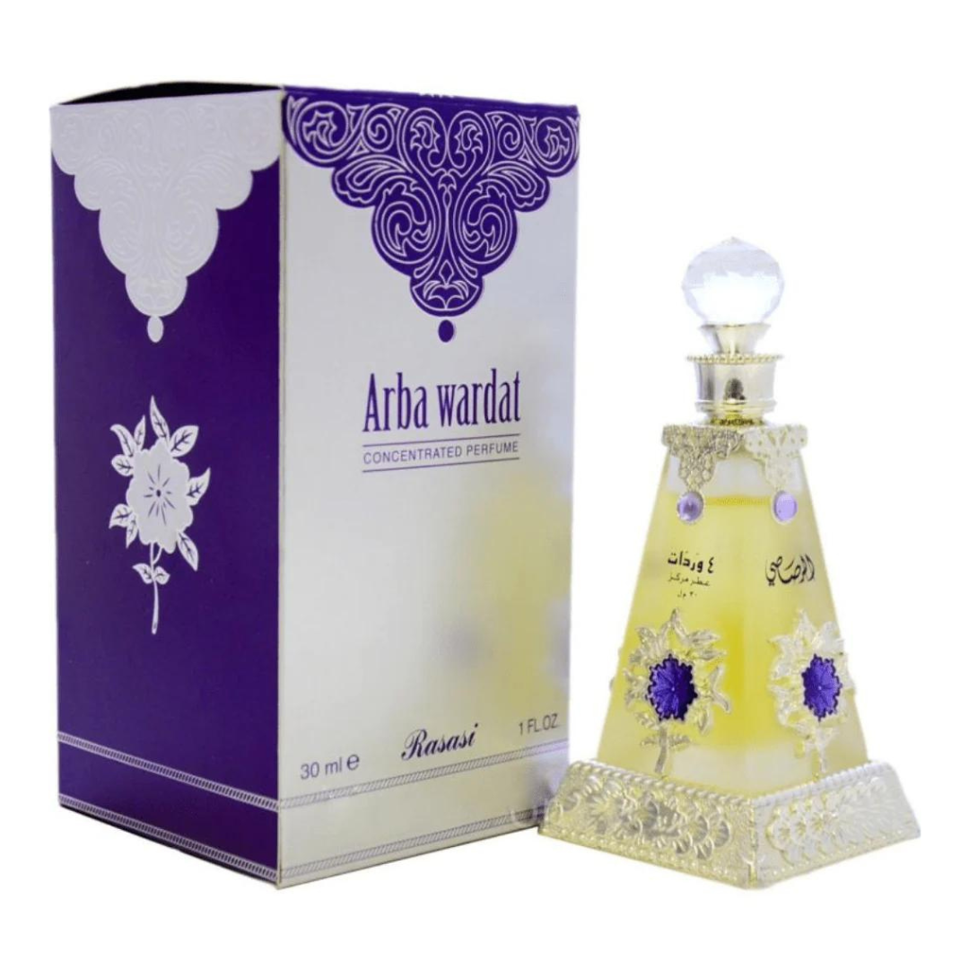 Rasasi Arba Wardat Concentrated Perfume (Attar) For Men And Women 30ml