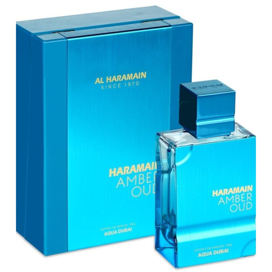 Al Haramain Amber Oud Aqua Dubai For Men And Women Extrait De Parfum 75ml