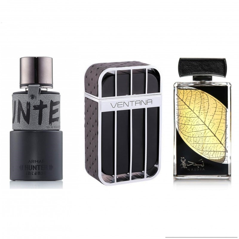 Decant/Sample For Your Date, Lattafa Najdia, Armaf Ventana, Hunter Intense 10ml x3