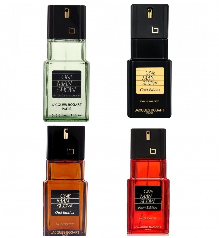 Decant/Sample Pack of OMS, Jacques Bogart One Man Show, Ruby Edition, Gold Edition,  Oud Edition EDT 10ml x4