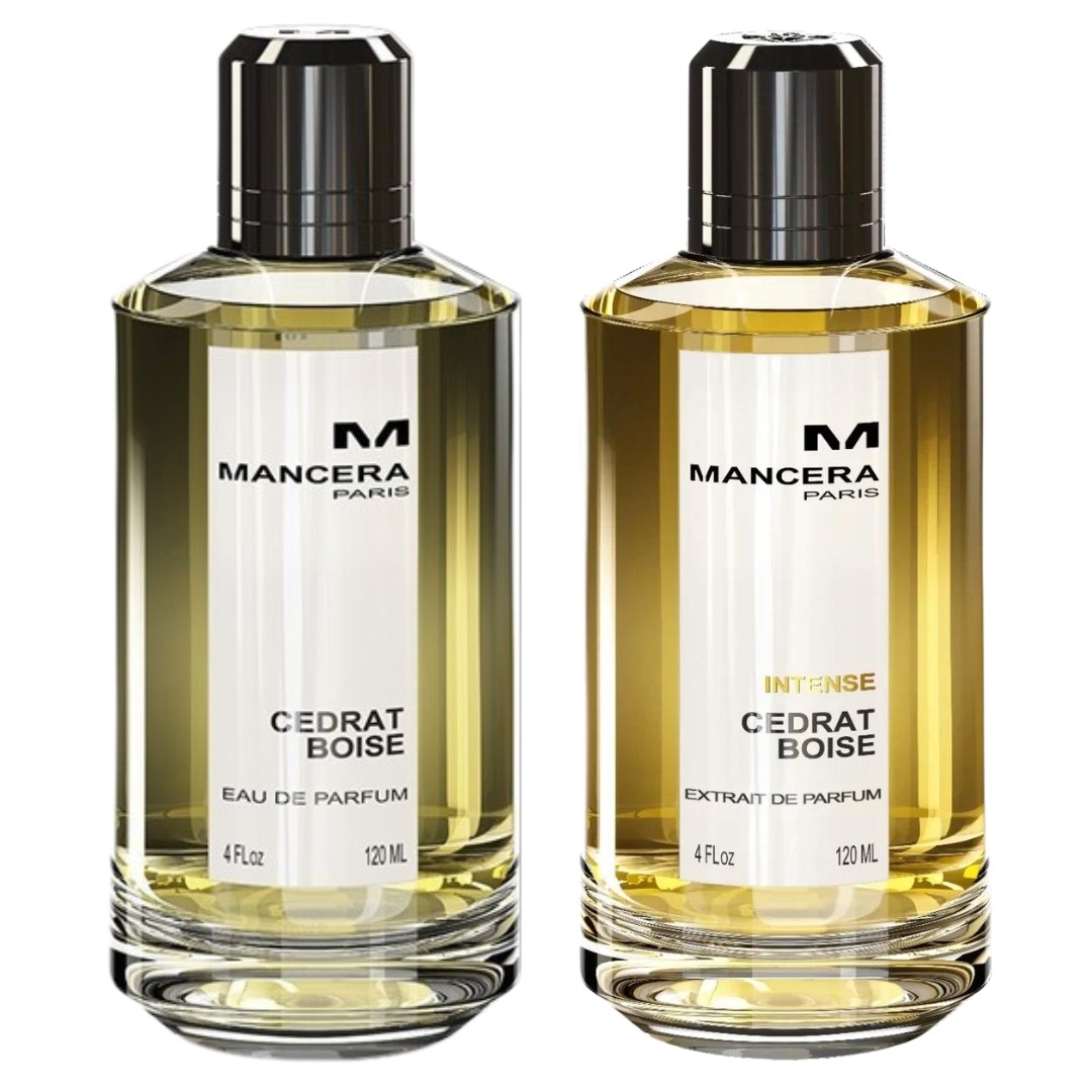 Decant/Sample Pack Of Mancera Cedrat Boise And Mancera Cedrat Boise Intense EDP 10mlX2