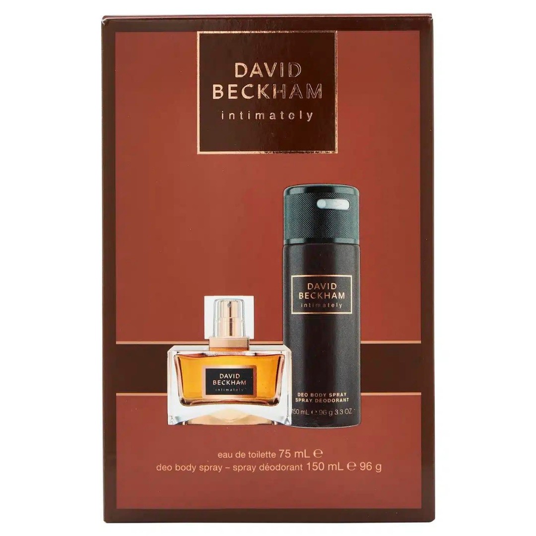 David Beckham Intimately Giftset For Men EDT 75ml+Body Spray 150ml