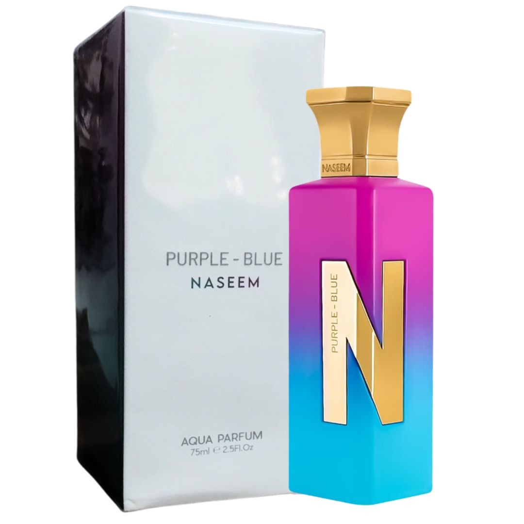 Naseem Purple-Blue  For Men And Women Aqua parfum 75ml