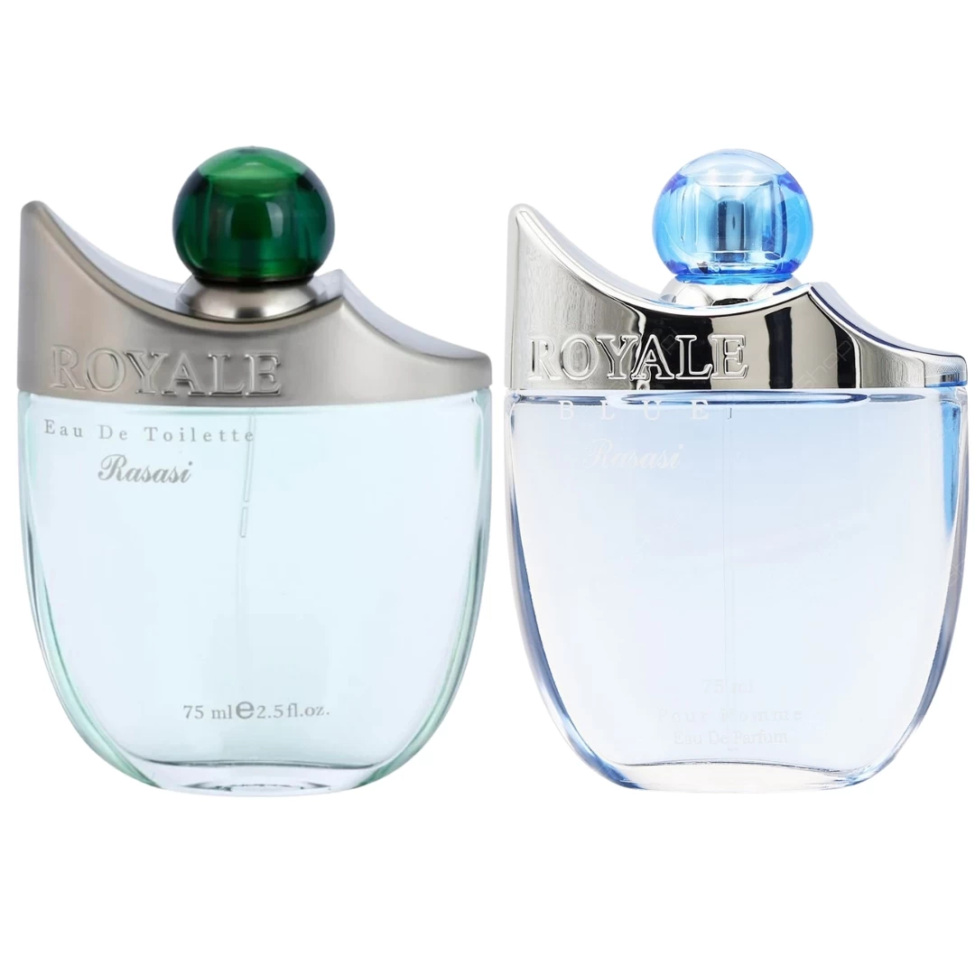Decant/Sample Pack Of Rasasi Royale And Royale Blue For Men 10mlX2